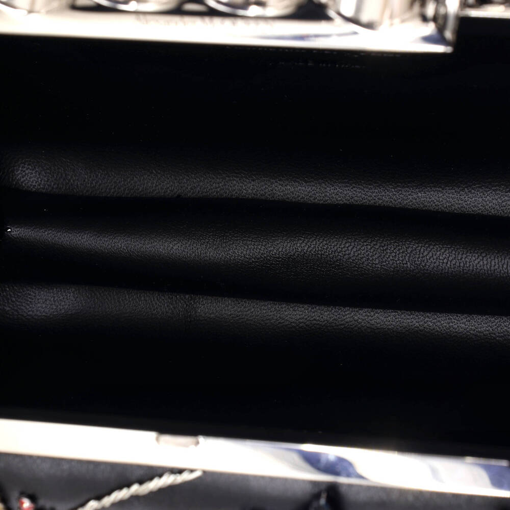 Alexander McQueen Small Hieronymus Knuckle Box Clutch Embellished Leather - Picture 5 of 5